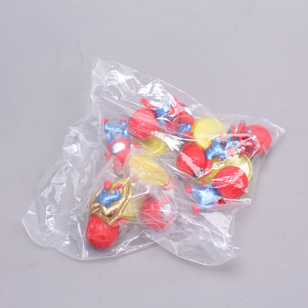 Set 8 Mô Hình Người Nhện Dễ Thương Dùng Để Trang Trí Bánh