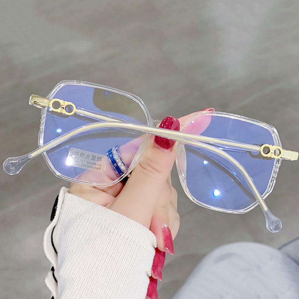 Kính Bảo Hộ WMES15H Gọng Trong Suốt Chống Ánh Sáng Xanh Phong Cách Retro Đường Phố