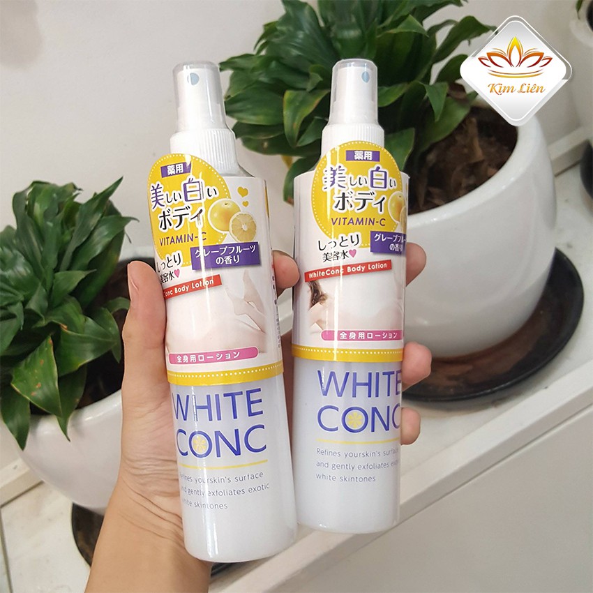 Xịt Dưỡng Trắng Da White Conc Body Lotion Vitamin C 245ml | BigBuy360 - bigbuy360.vn