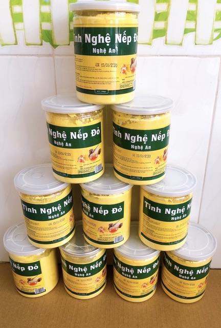 TINH BỘT NGHỆ NẾP ĐỎ NGUYÊN CHẤT NGHỆ AN (250gr)