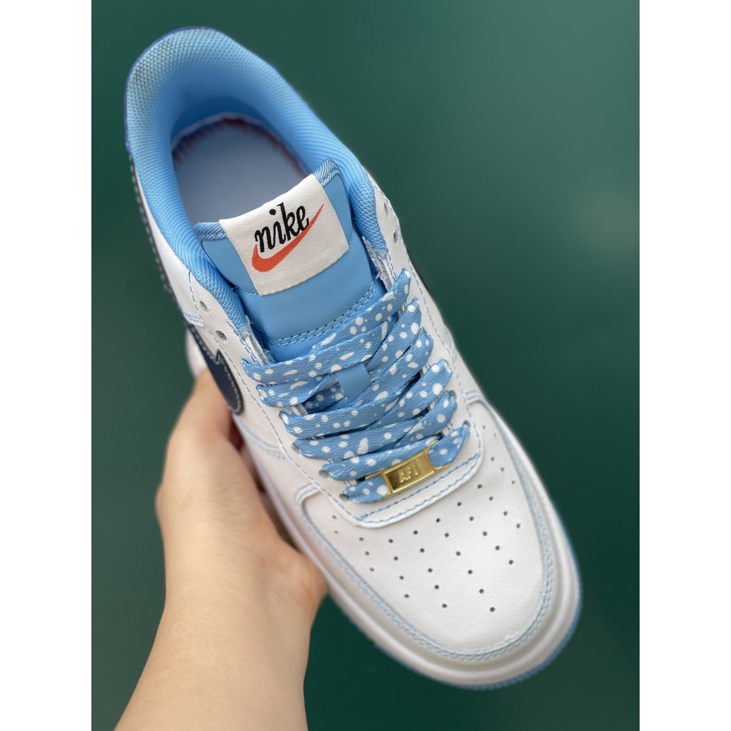Giày Thể Thao Nam Nữ, Giày_Nike Xanh Dương Cao Cấp Air Force 1 Hàng Đẹp Full Box full Bill hót NEW 2022 cho nam nữ