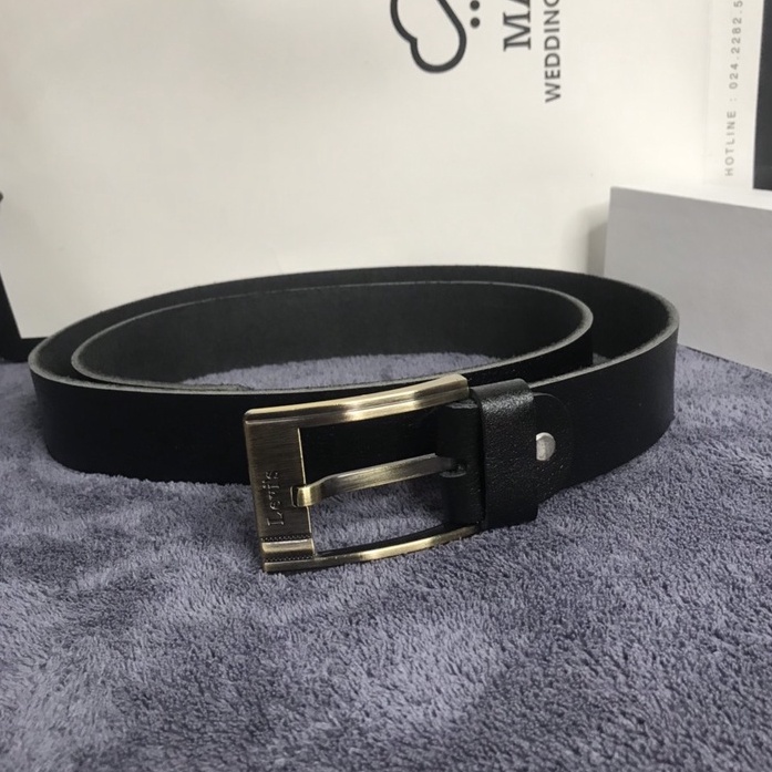 Thắt lưng nam da thật khoá kim