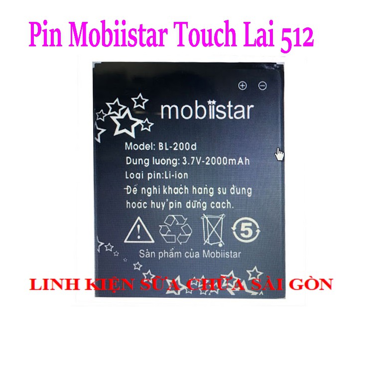 Pin mobiistar Touch Lai 512