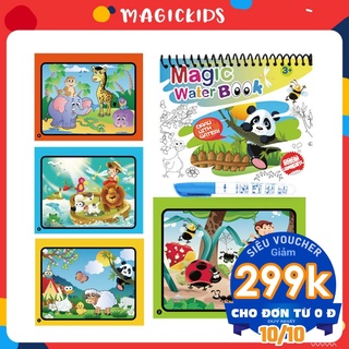 Đồ chơi tập tô màu ma thuật cho bé Magickids không tay cầm cầm kèm bút sử dụng được nhiều lần PK21010