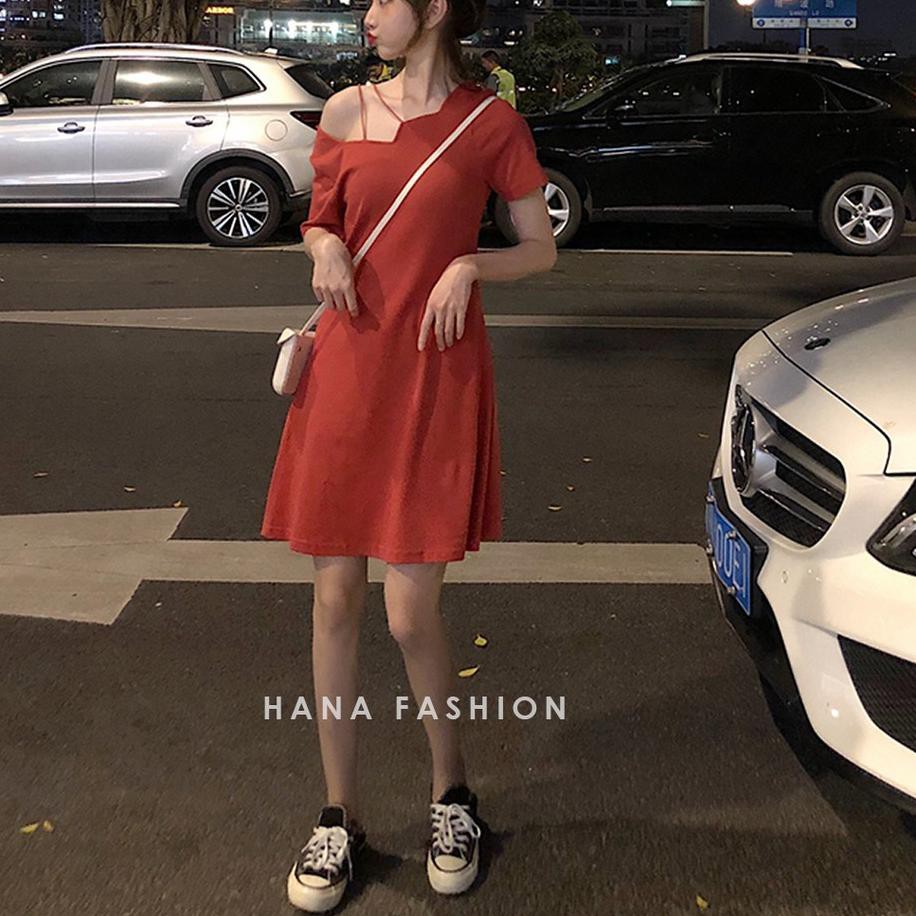 Đầm Mini Màu Đen Hana Fashion - Op008