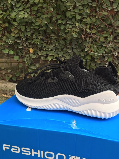 Giày sneaker nữ cổ chun cao cấp,Vải dệt thoáng khí,Đế cao su cao 4cm bền đẹp_3 màu hồng, trắng, đen mã SP03 | BigBuy360 - bigbuy360.vn