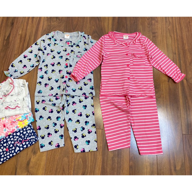 [FREESHIP đơn từ 0đ] Đồ bộ Pyjama tay dài xuất khẩu bé gái