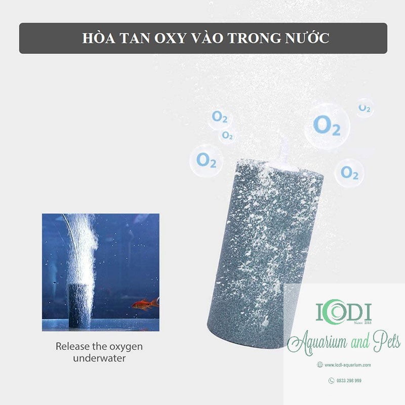 Viên Sủi Oxy Bể Cá Cảnh Bể Thuỷ Sinh