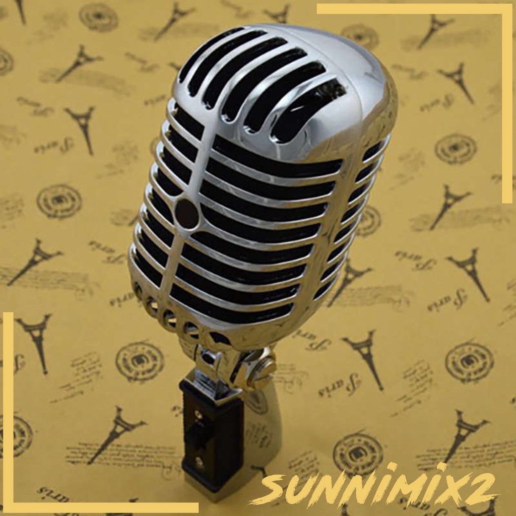 Classic Vintage Dynamic Vocal Microphone for Live Stage Karaoke