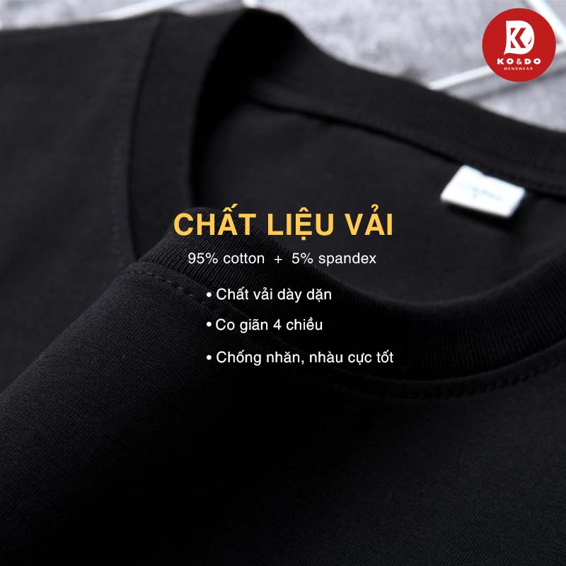 Áo thun nam KO&DO Áo tay lỡ nam mã TT26 họa tiết Superman ngắn tay thể thao đẹp mùa hè tập gym vải cotton | BigBuy360 - bigbuy360.vn