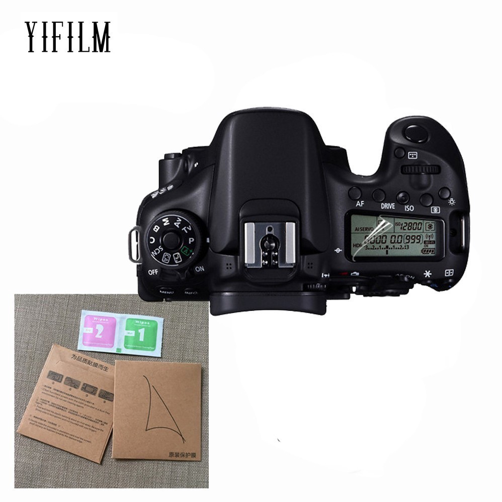 Set 2 Miếng Dán Bảo Vệ Màn Hình lcd Cho canon eos r 77d 9000d 70d 5ds 6d mark ii 7d mark ii