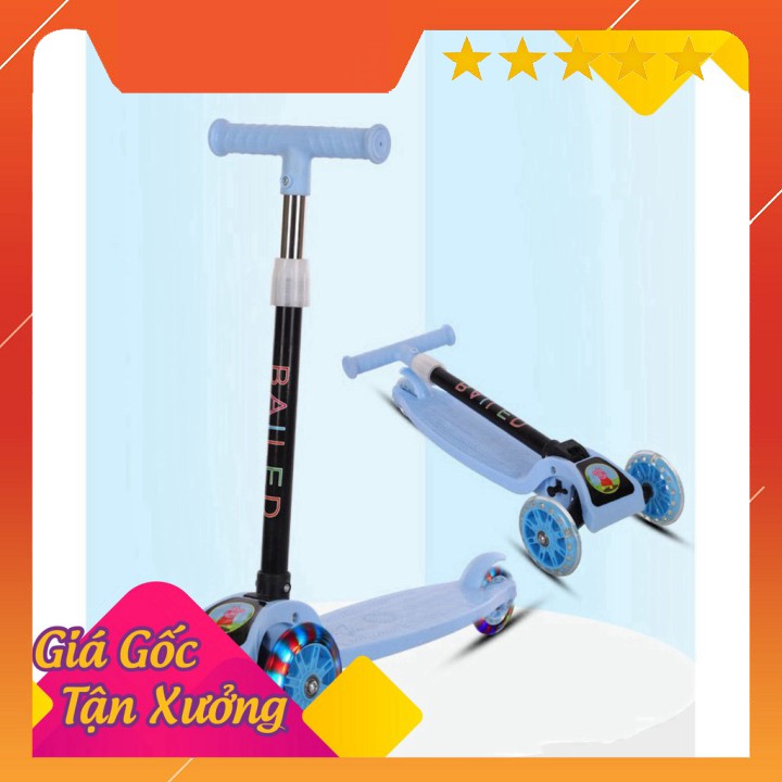 Xe trượt Scooter 3 bánh có bánh xe phát sáng cho bé