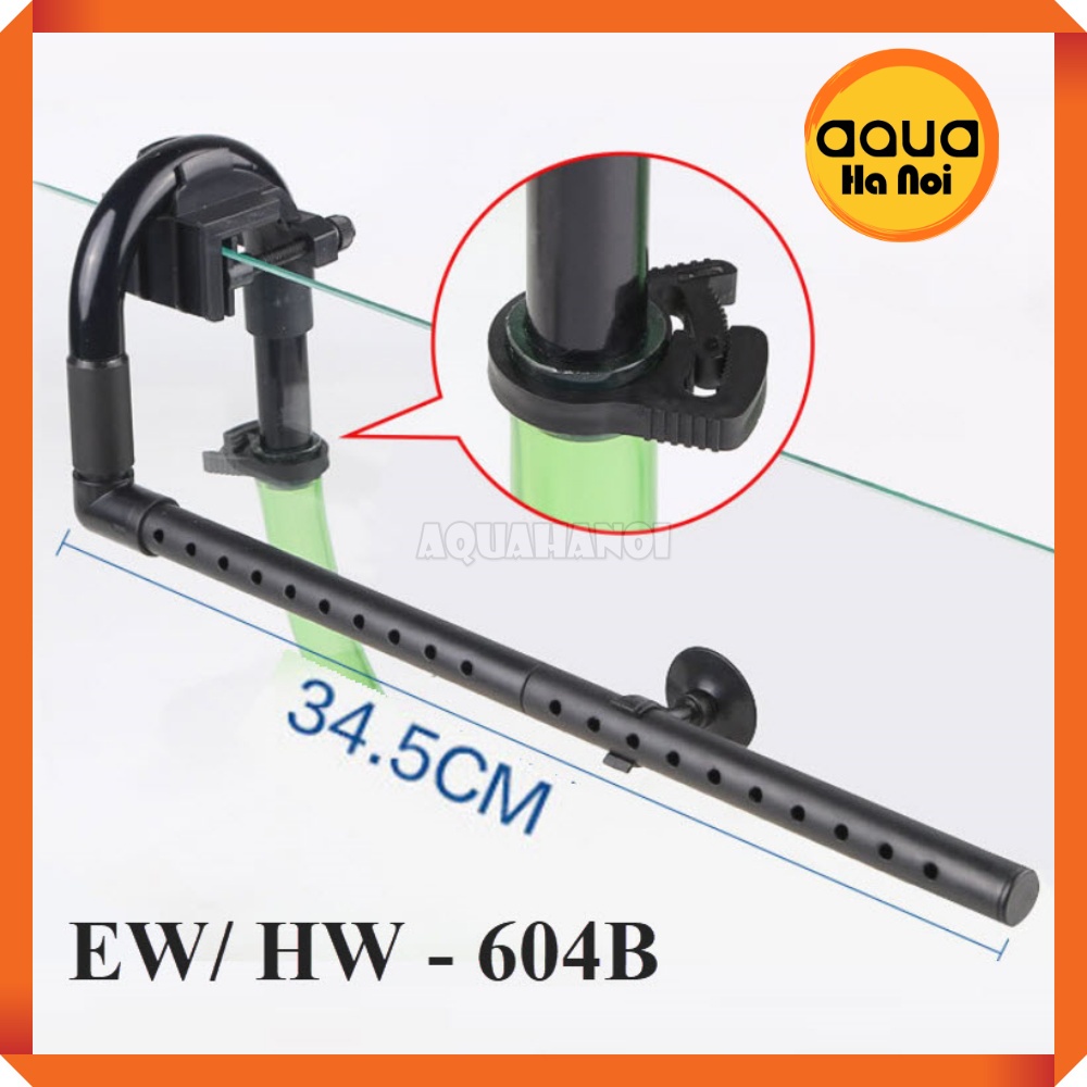 Máy lọc SunSun HW 602B/603B/604B vỏ trắng đục - Lọc thùng ngoài làm sạch nước hồ cá cảnh thủy sinh