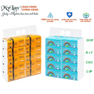 Combo 10 gói giấy rút cầu vồng / rút gấu trúc