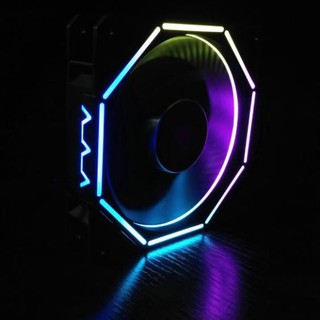 QUẠT LED CASE COOLMOON V8 LED RGB 12CM