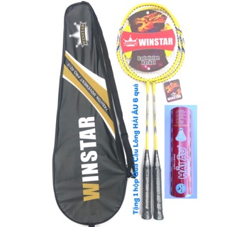 Vợt Cầu Lông 2 Chiếc WINSTAR 9210 (Chính Hãng) Tặng 1 hộp quả cầu lông HẢI ÂU 6 quả