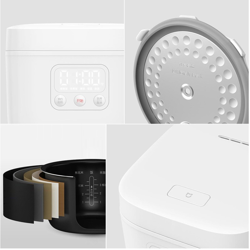 Nồi Cơm Điện Cao Tần IH Xiaomi Gen 2 4L - Kết Nối Điện Thoại Qua Wifi