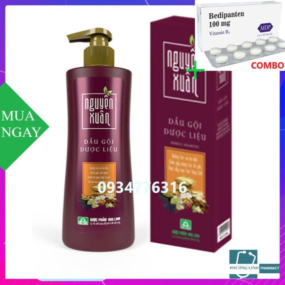 Combo Bedipanten 100mg +  DẦU GỘI ĐẦU DƯỢC LIỆU NGUYÊN XUÂN 250ml
