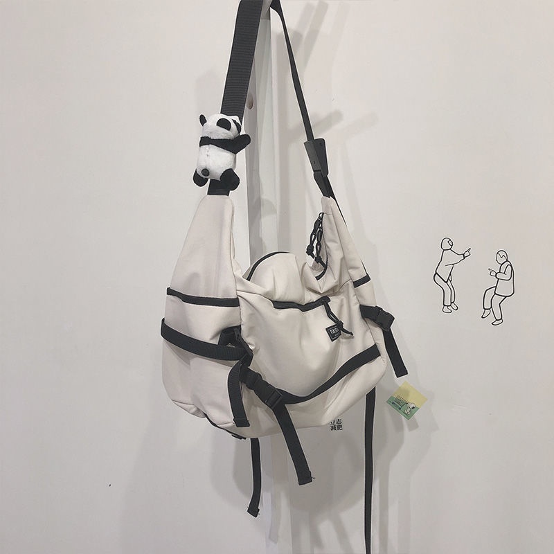 Túi Vải Canvas Đeo Chéo Vai Thời Trang Cá Tính Thoải Mái Cho Nam Mùa Đông