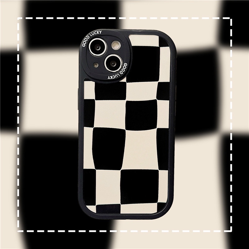 Ốp Điện Thoại Silicon Dẻo In Hình May Mắn Chống Sốc Cho Iphone 11 12 13 Promax X XS XR XSMAX 7 / 8 Plus