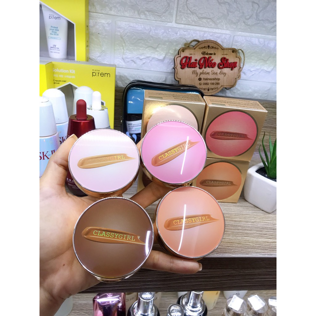 CUSHION Tạo khối, Highlight, Má hồng cam, Má hồng baby nhà CLASSYGIRL (Hàn quốc) | BigBuy360 - bigbuy360.vn