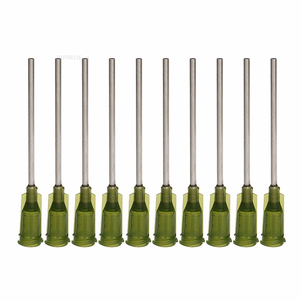 Set 10 đầu ống kim tiêm 1.5 inch 14 gauge khóa kim luer