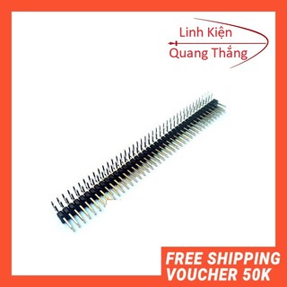 Jump Đực Đôi 2x40P 2.54 ( Thẳng hoặc Cong) jump đực đôi