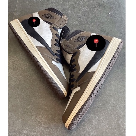 Giày JD 1 High Cổ Cao Nâu Travis Scott. Full Box + Tặng Tất - SneakersV Official