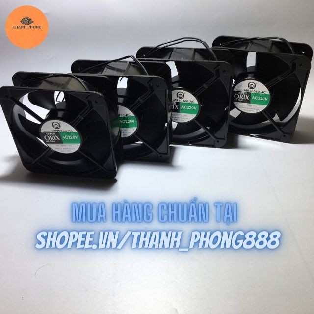 Quạt Hút Gió 20x20cm ORIX 220V , Vuông 20x20x6 Thông Gió Hút Mùi Tản Nhiệt | BigBuy360 - bigbuy360.vn