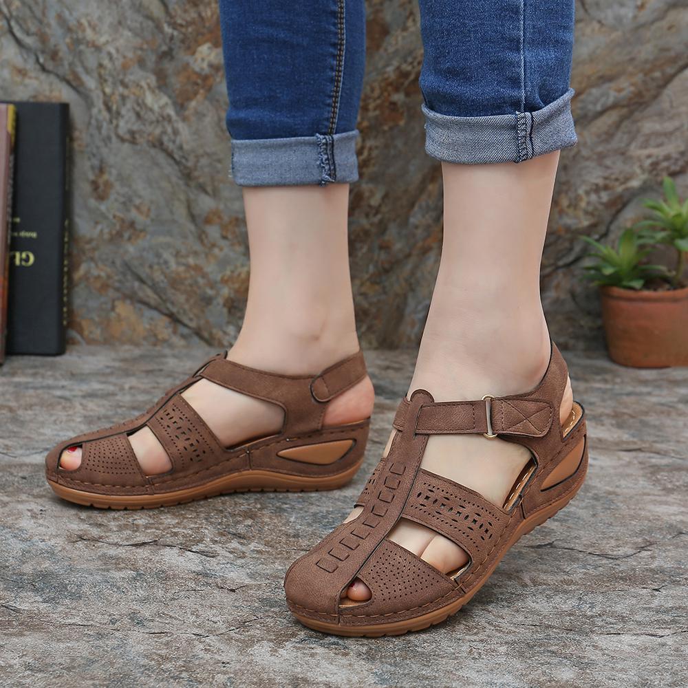 Giày sandal đế xuồng thời trang cho nữ