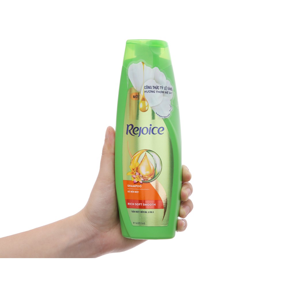 Dầu Gội Siêu Mềm Mượt Rejoice Rich Soft Smooth Shampoo