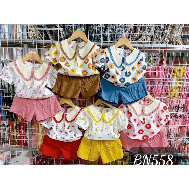 B62 bộ đũi hoa cho bé gái (10-18kg)