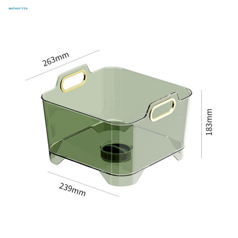Chậu rửa rau củ quả có van xả nước dưới đáy sang trọng