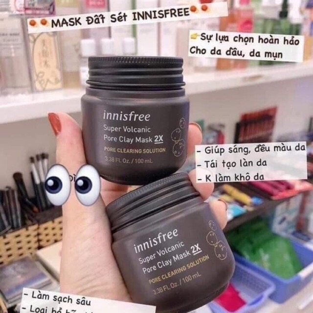 Mặt nạ đất set innisfree 2x