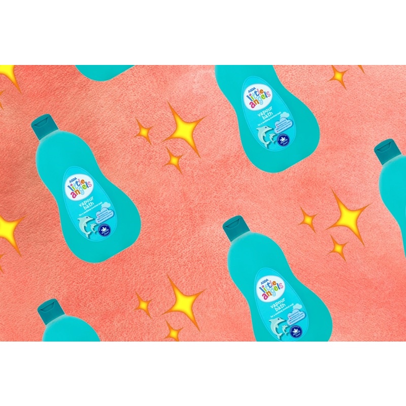 Sữa tắm cho bé Little Angels Asda Vapour Bath (hàng nội địa Anh)
