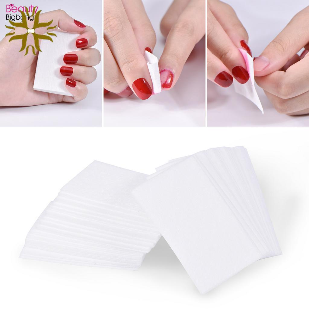 Túi bông tẩy sơn móng 100 miếng chất liệu 100% cotton