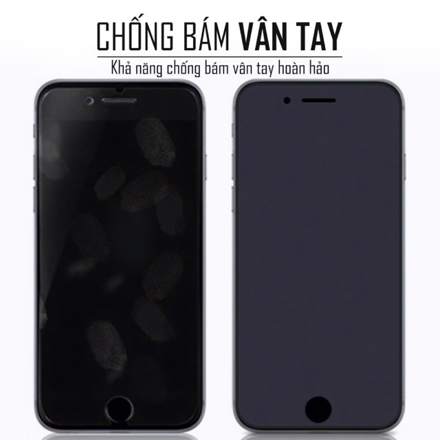 Kính Cường Lực Iphone Full Màn Chống Vân Tay Nhám AG Tốt Nhất 6/6s/6plus/7/7plus/8/8plus/X/XSMaX - iBesky VN