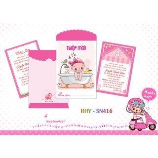 THIỆP SINH NHẬT,THÔI NÔI CHO BÉ(GIÁ BAO GỒM IN NỘI DUNG)
