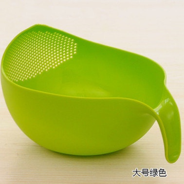 Rổ Vo Gạo Có Tay Cầm Bằng Nhựa Tiện Dụng Cho Nhà Bếp