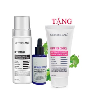 [Cam kết chính hãng 100%] COMBO DƯỠNG TRẮNG DA TẶNG SỮA RỬA MẶT Detox Blanc