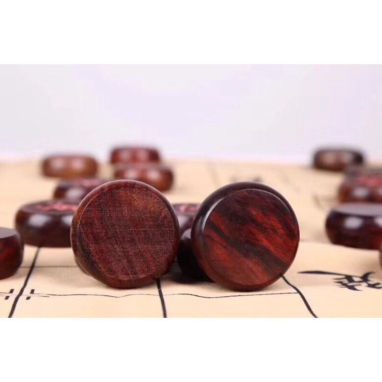 ) BỘ CỜ TƯỚNG BẰNG GỖ HƯƠNG CAO CẤP