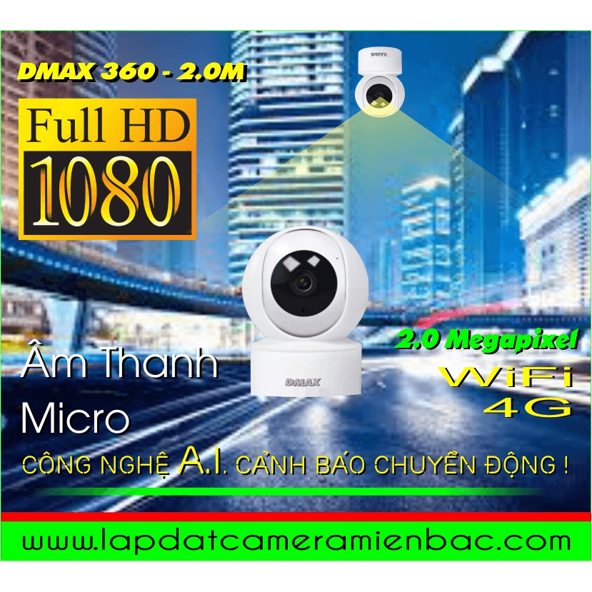 Camera WiFi Dmax 360 – 2.0M