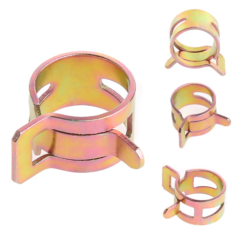 Set 100 Kẹp Ống Dẫn Nhiên Liệu 10 Kích Cỡ 6-15mm Bằng Silicon Chuyên Dụng