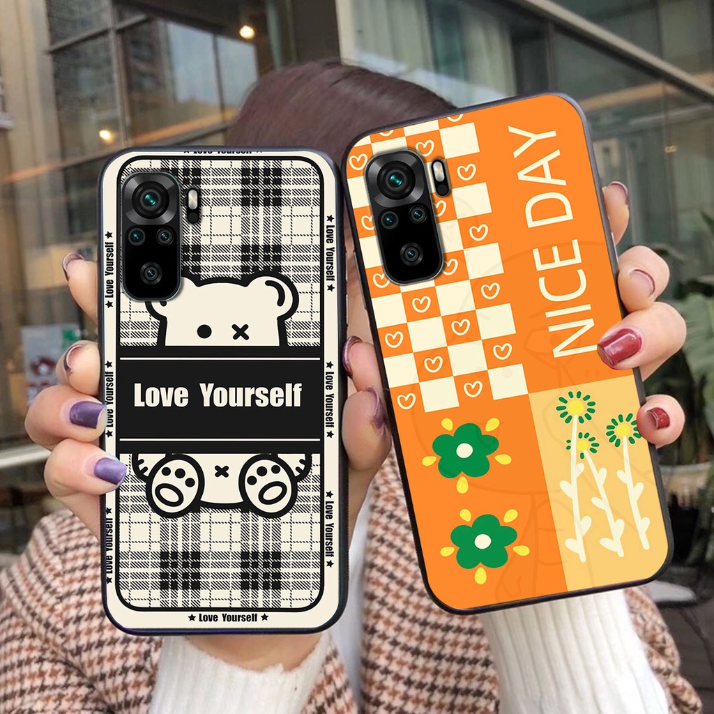 Ốp lưng Xiaomi REDMI NOTE 10 happy day, gấu bear dễ thương - BỀN - ĐẸP -BAO GIÁ TOÀN THỊ TRƯỜNG