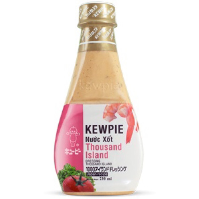 Nước xốt kewpie phô mai/mè rang/tôm/tương mè... 210ml(BC)