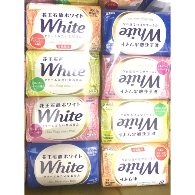 Xà phòng tắm Kao White 130g nội địa Nhật | BigBuy360 - bigbuy360.vn
