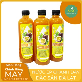 [FREESHIP XTRA] [⇩20%] Nước ép chanh dây Đà Lạt (mác mác) chai 500ml 🍓