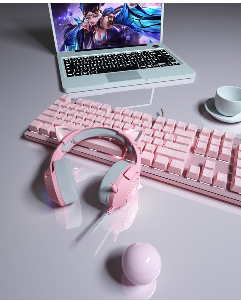 Tai Nghe Headphone Tai Mèo - TTLIFE Xinh Xắn - Có Đèn Led Siêu Cute Tai Nghe Chụp Tai Bluetooth Không Dây Tai Mèo Đáng Yêu Có Đèn LED BEST