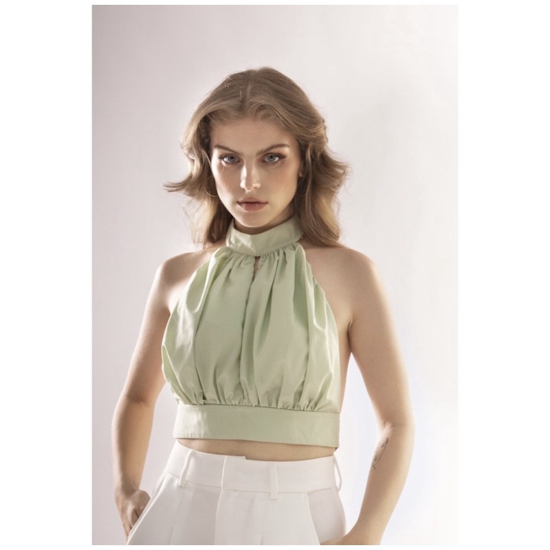 Áo Cổ Yếm Thắt Dây Lipa Daphale Studios