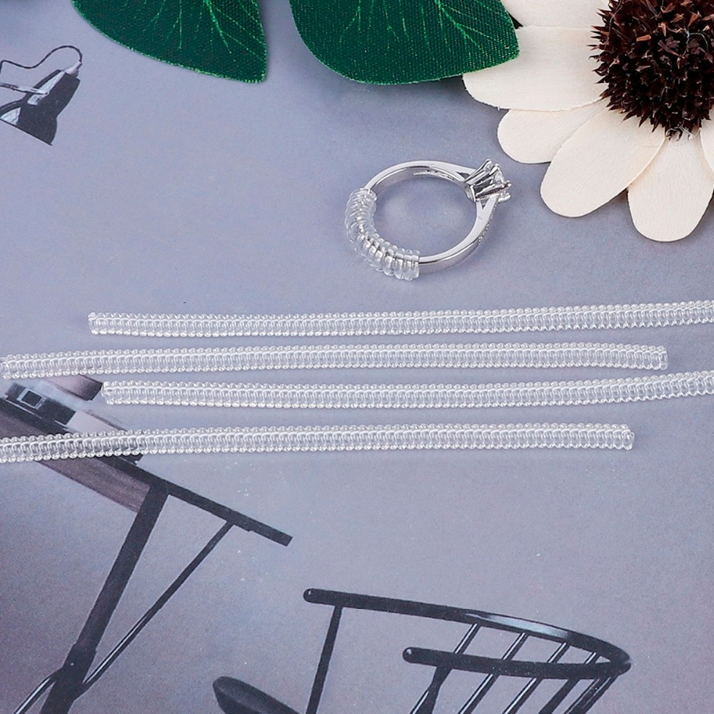 Dụng cụ điều chỉnh vòng nhẫn trong suốt dạng xoắn ốc tiện lợi